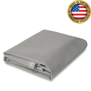 10 oz. Vinyl Tarp - Gray - 30' x 40'