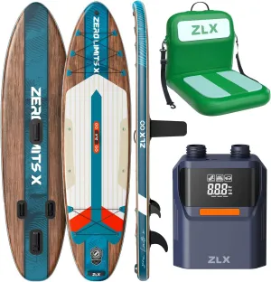 10'6" Inflatable Stand Up Paddle Board with Seat & 50PSI Electric Paddle Board Pump