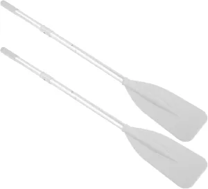2pcs Boat Oars, High Toughness Inflatable Boat Dinghy Canoe Oars Paddle with 2 Rod for Inflatable Boat Rubber Marine Sports Inflatable Kayak Paddle