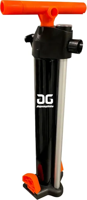 AQUAGLIDE Universal SUP Hand Pump for Stand Up Paddle Boards Single and Double Action High Pressure Pump 29 PSI Capability Halkey Roberts Valve Included