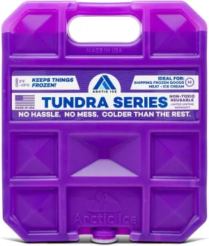 Arctic Ice Tundra Series Long Lasting Reusable Ice Pack - 5 Fahrenheit Cooling Point - Designed to Maintain Freezer-Like Temperatures in Coolers