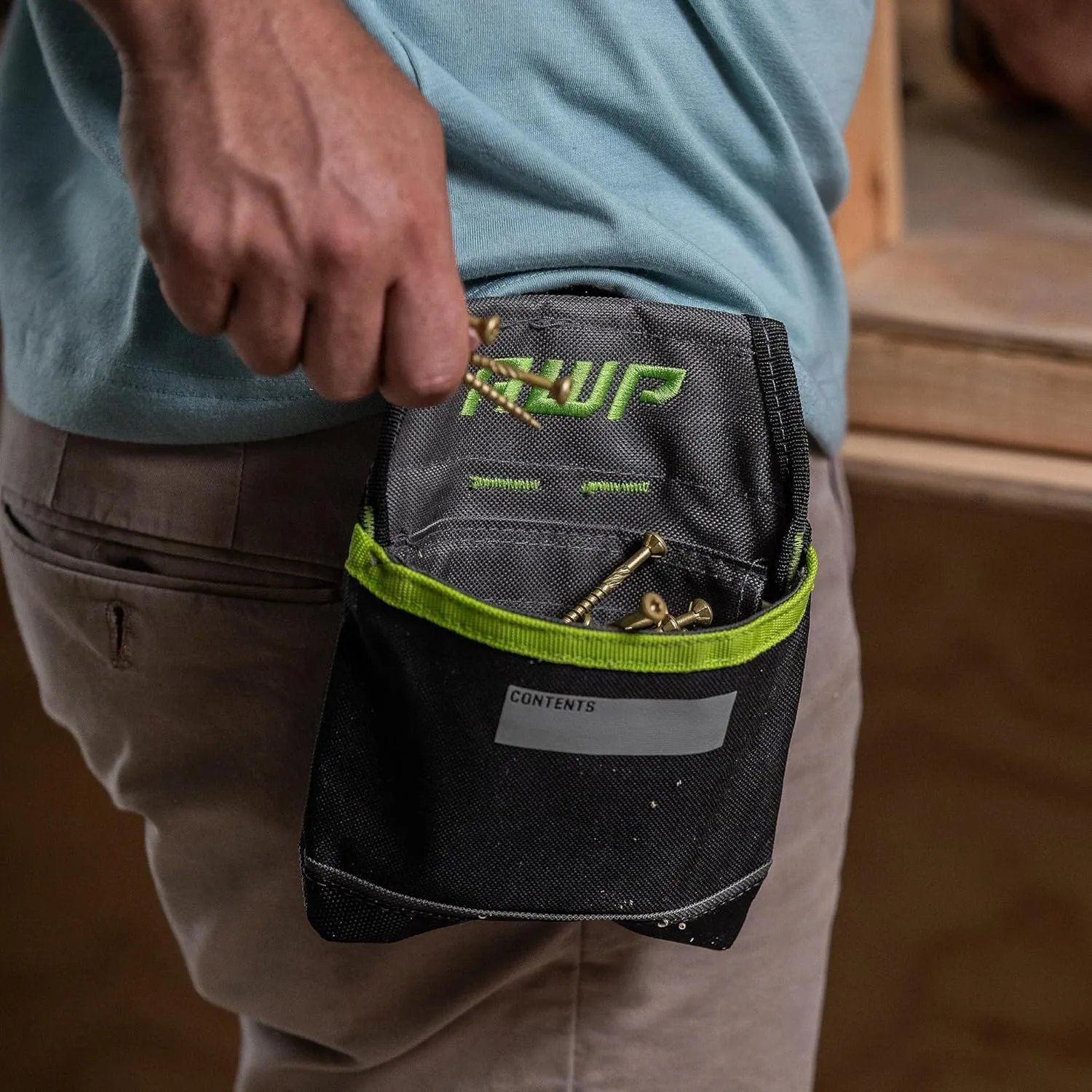 AWP TrapJaw Clip-on Fastener Pouch with Spring-Loaded Technology