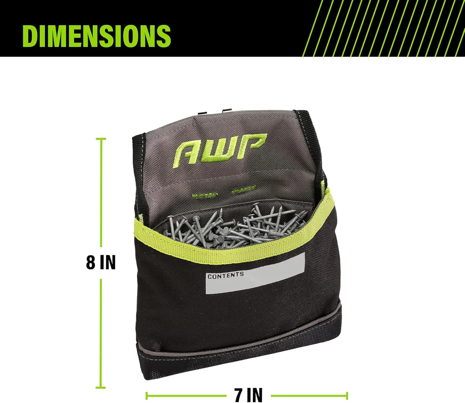 AWP TrapJaw Clip-on Fastener Pouch with Spring-Loaded Technology