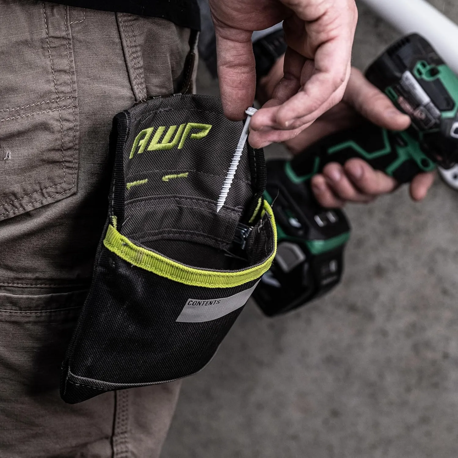 AWP TrapJaw Clip-on Fastener Pouch with Spring-Loaded Technology