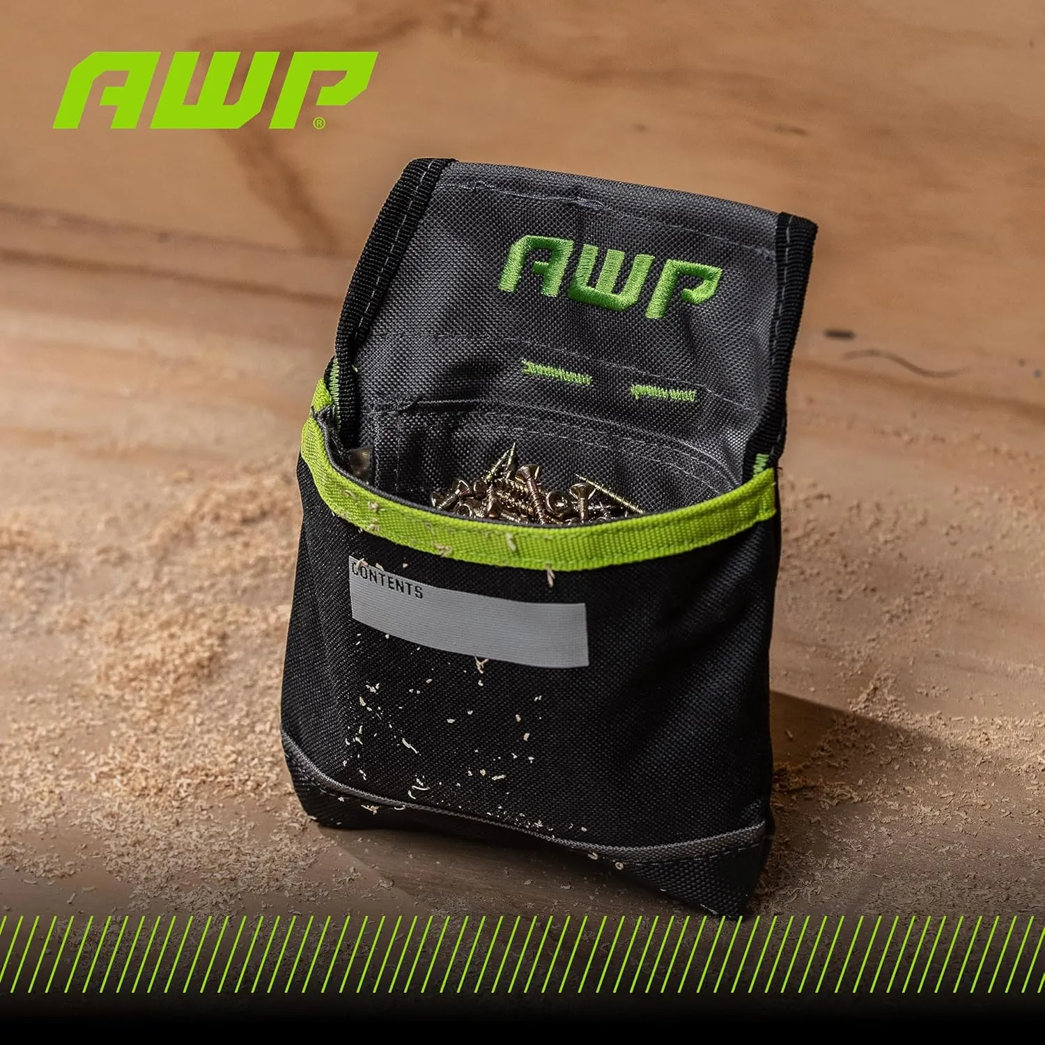 AWP TrapJaw Clip-on Fastener Pouch with Spring-Loaded Technology