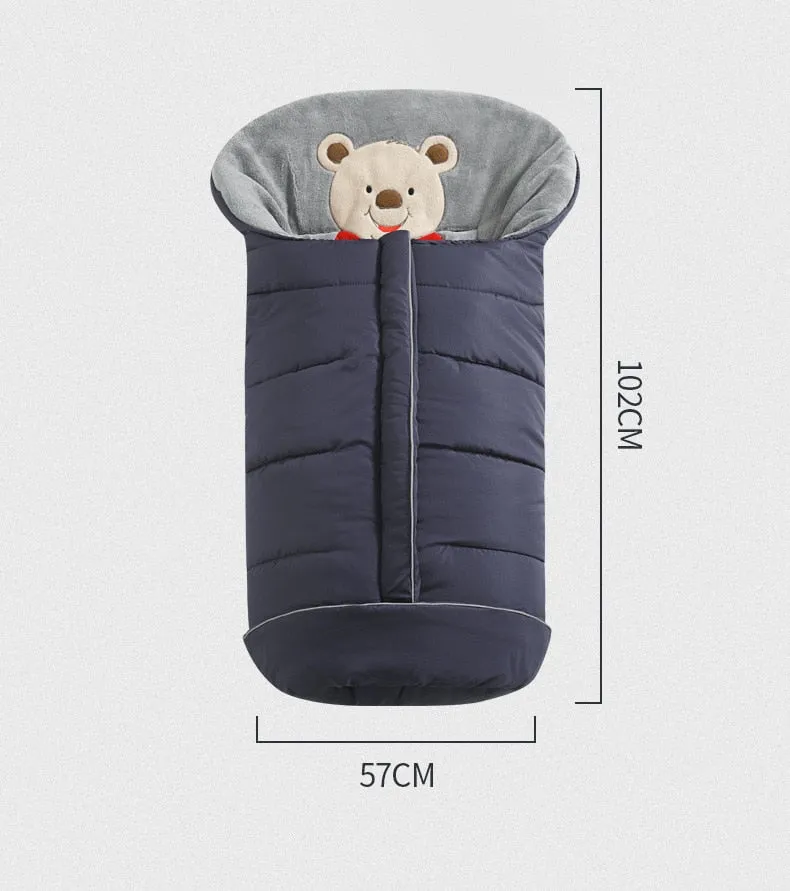 Baby Stroller Envelopes Warm Winter Sleeping Bag On a Stroller For Infant Wheelchair Envelopes Footmuff baby care