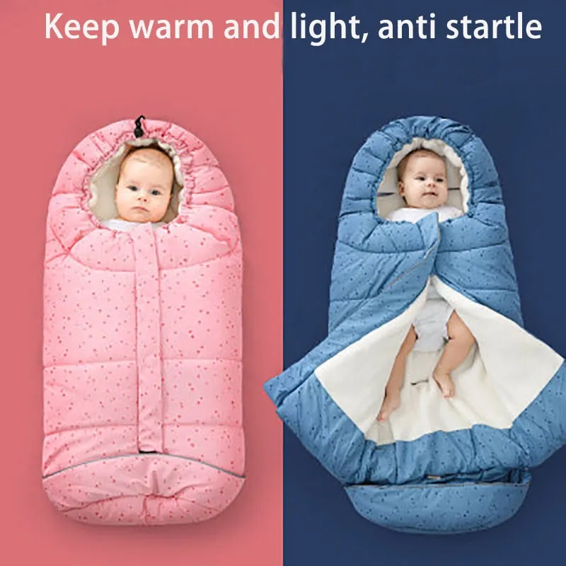 Baby Stroller Envelopes Warm Winter Sleeping Bag On a Stroller For Infant Wheelchair Envelopes Footmuff baby care