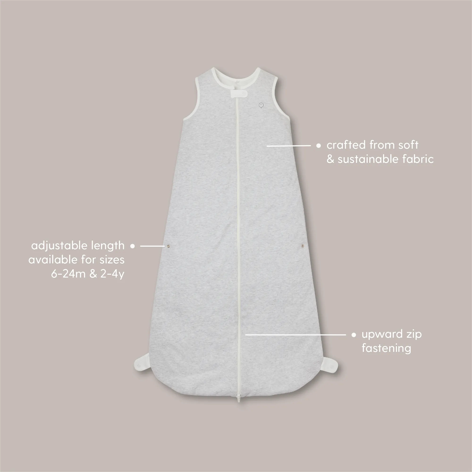 Bear Print Front Opening Sleeping Bag 2.5 TOG