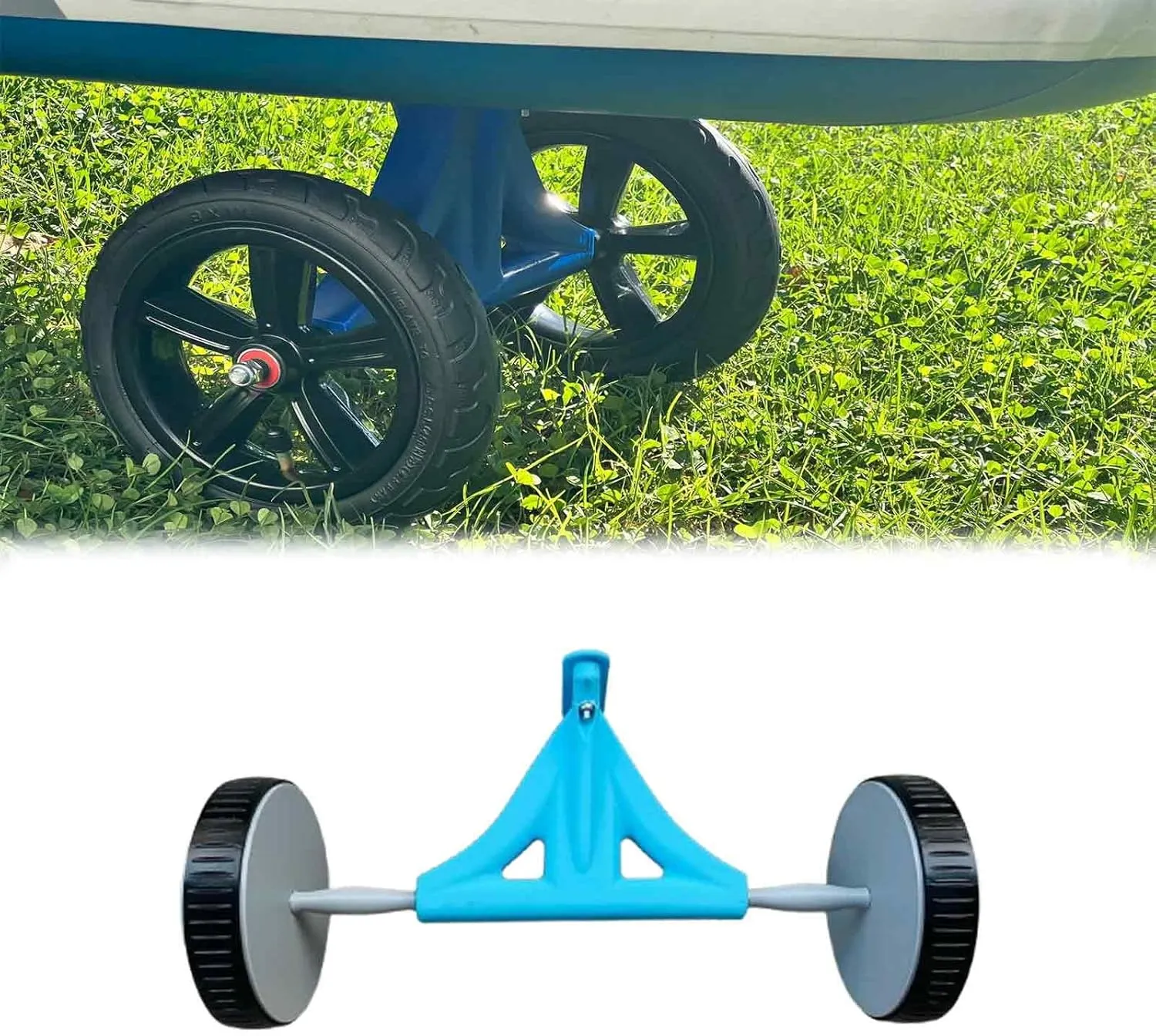 Cart for Decathlon Itiwit Stand Up Paddle Board (SUP) - Compatible with Decathlon Stand Up Paddle Boards Black Portable Folding Trailer