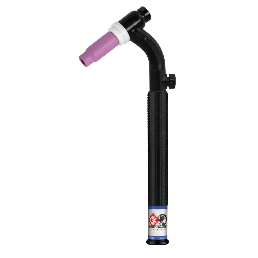 CK Worldwide 150A 17-Style Flex Head TIG Torch w/ Valve