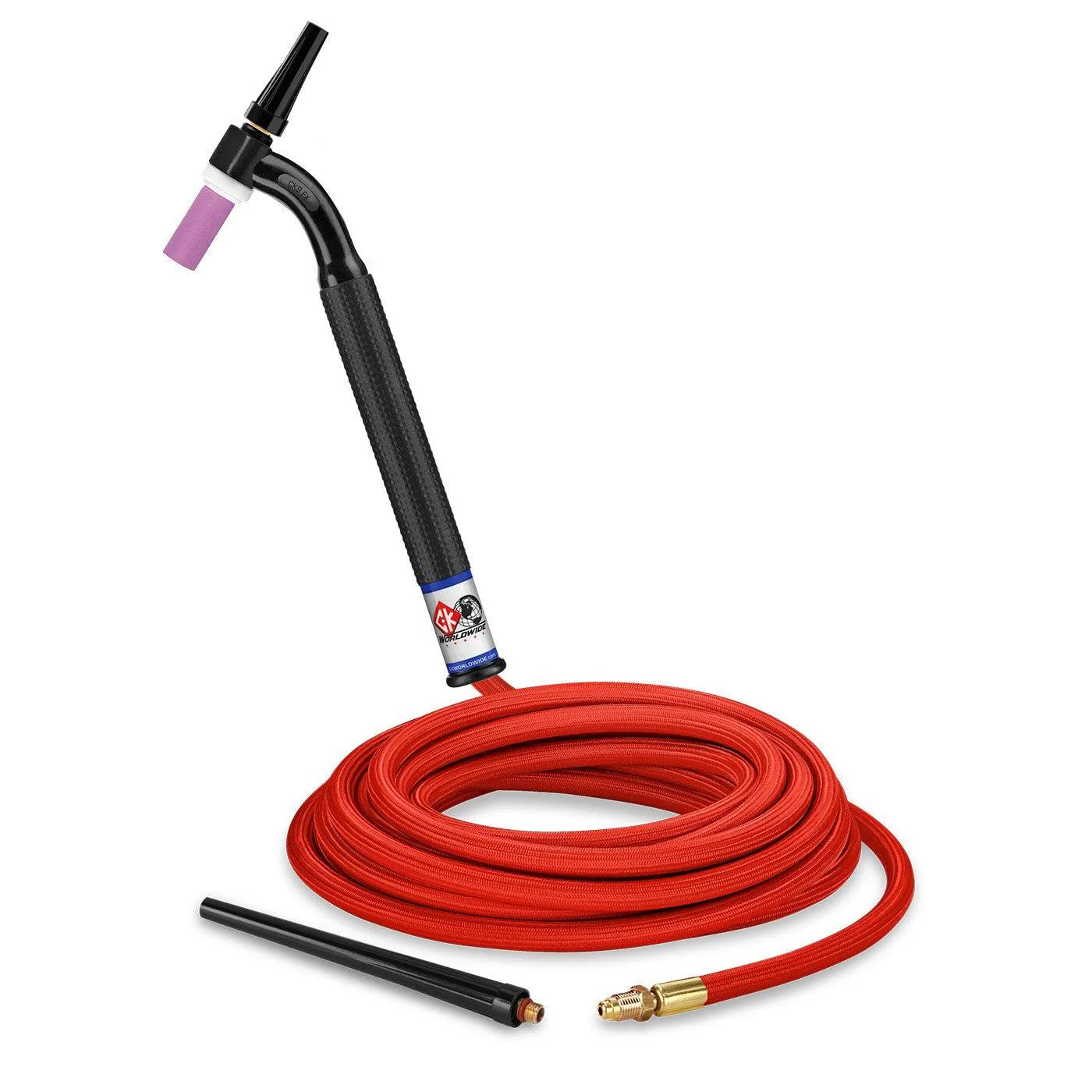CK Worldwide 9-Style 125A Flex Head TIG Torch w/ SuperFlex Cable