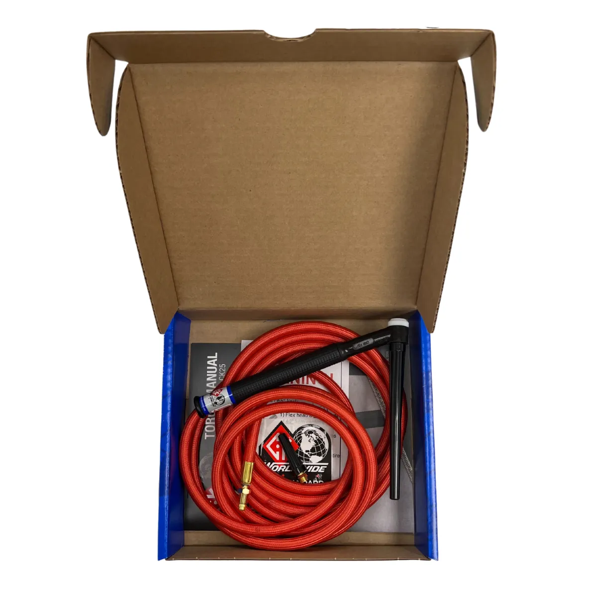 CK Worldwide 9-Style 125A Flex Head TIG Torch w/ SuperFlex Cable