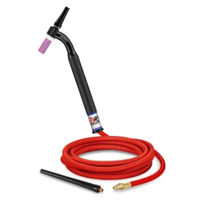CK Worldwide 9-Style 125A Flex Head TIG Torch w/ SuperFlex Cable