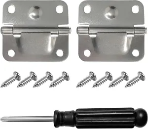 Cooler Plastic Hinges Kit Replacement for Coleman Coolers, Quality Stainless Steel Construction, Will Never Broken and Come Loose, 2 Pack