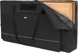 Cornhole Carrying Case Fits Regulation Size Board, Cornhole Carrying Bag with Front Sandbag Pockets, Two-Ways Zipper and Padded Shoulder Strap, Only Bag