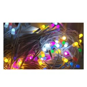 Diwali Lights For Home Decoration | Rice String Decorative Light for Diwali and Other Festivals Multicolor Flickering Lights (250 Inch, 14 Bulb)