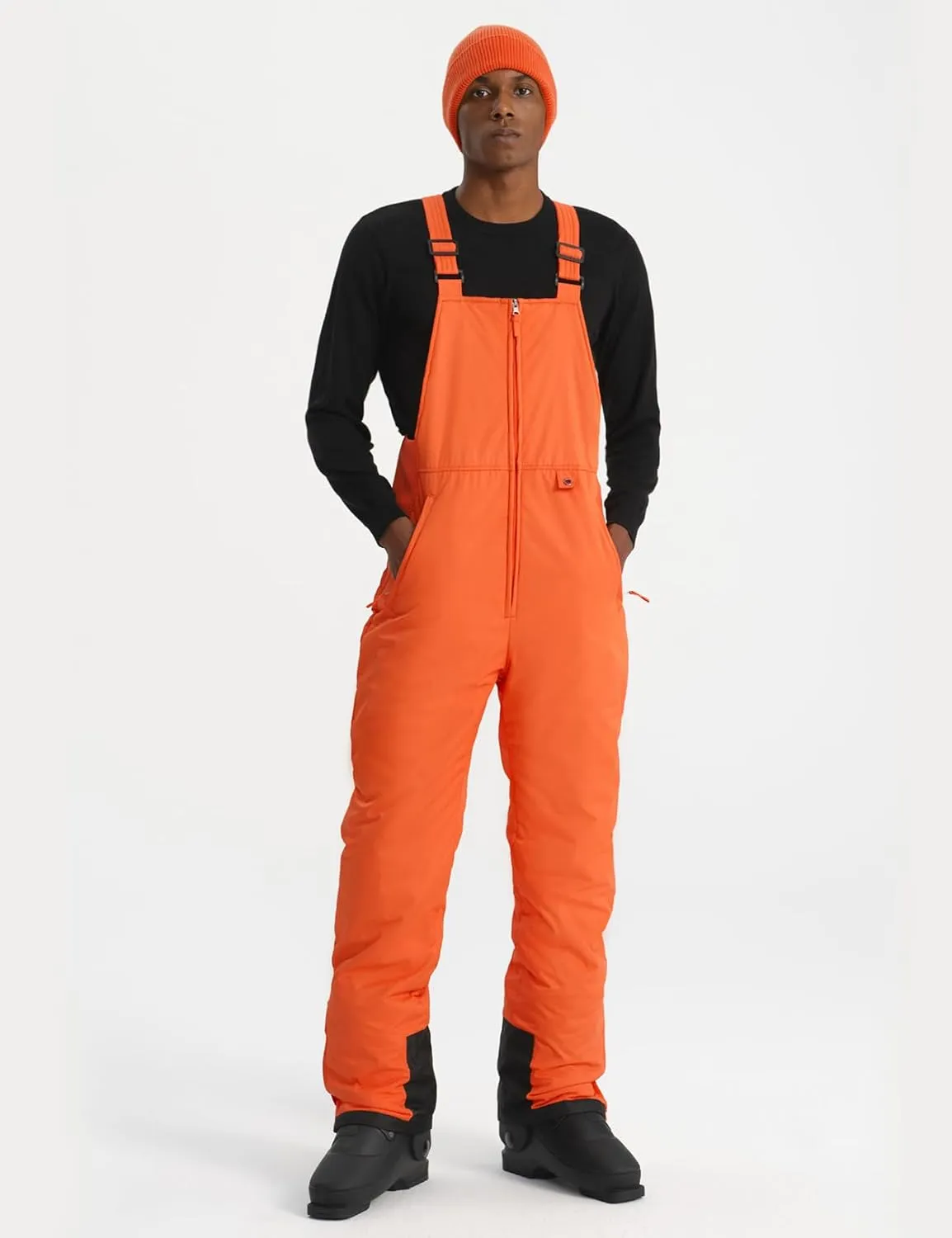 GEMYSE Men's Insulated Waterproof Ski Bib Overalls Winter Snowboarding Pants