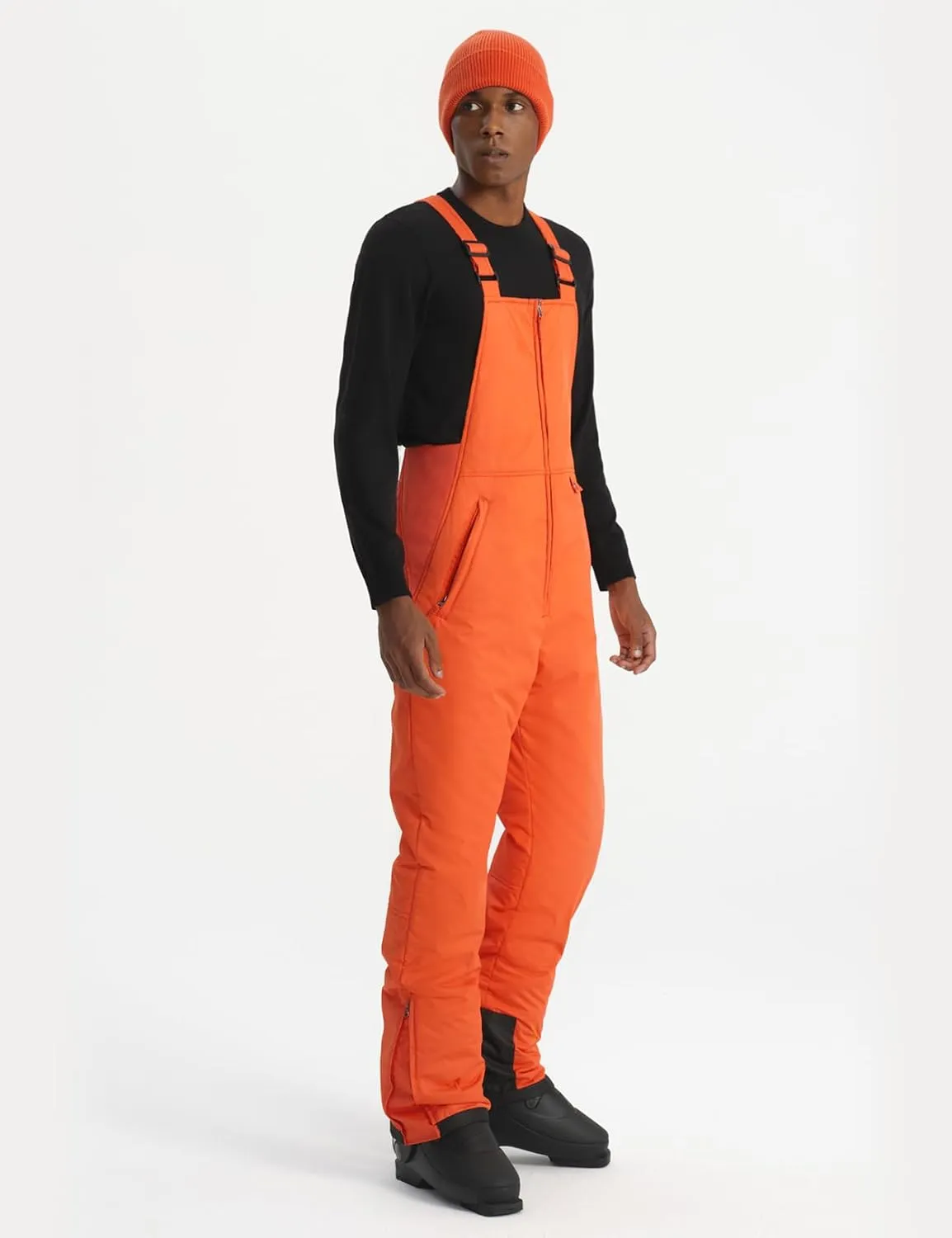 GEMYSE Men's Insulated Waterproof Ski Bib Overalls Winter Snowboarding Pants