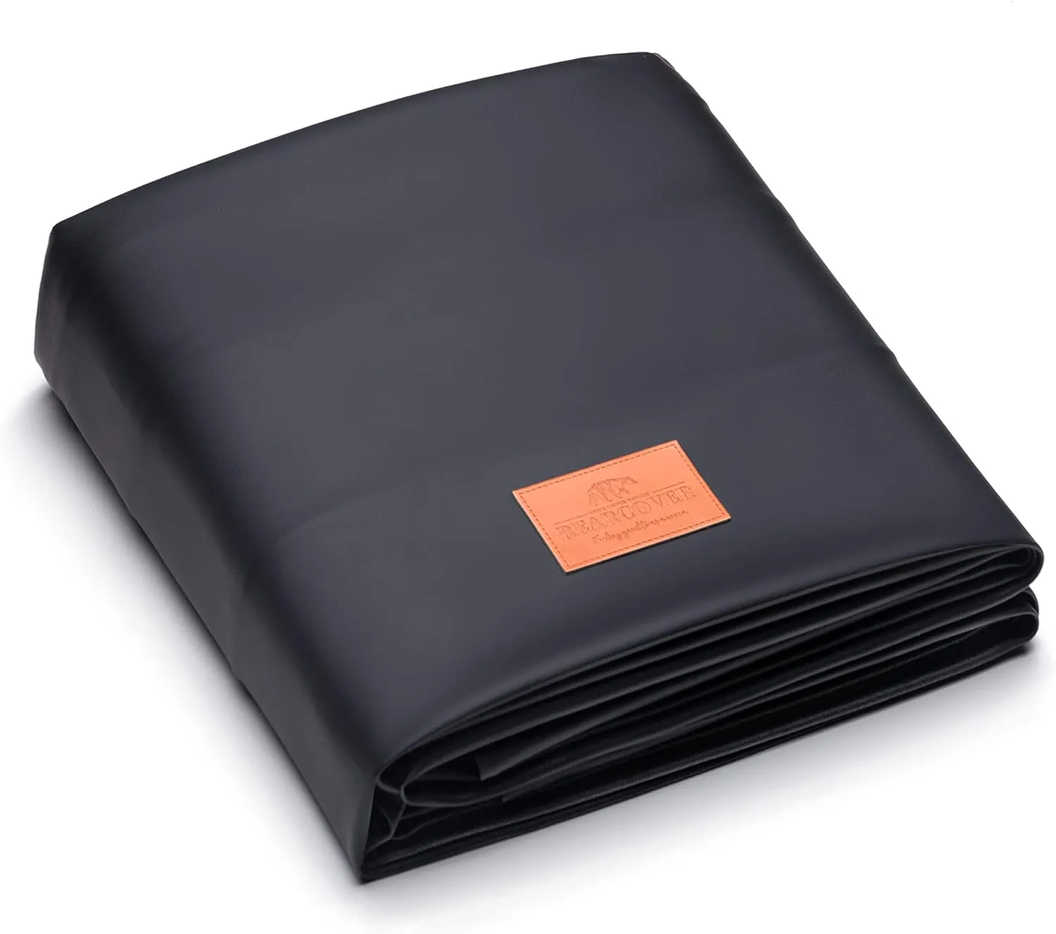 Heavy Duty Leatherette Billiard Pool Table Cover, Waterproof & Tearproof Covers for Pool Table 7/8/9FT Fitted (8 Feet/ Black)