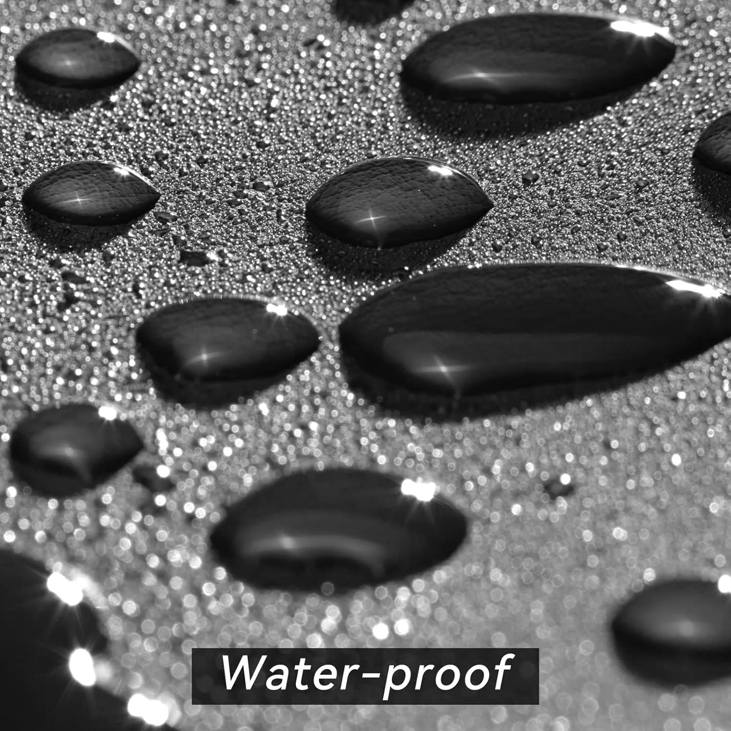 Heavy Duty Leatherette Billiard Pool Table Cover, Waterproof & Tearproof Covers for Pool Table 7/8/9FT Fitted (8 Feet/ Black)
