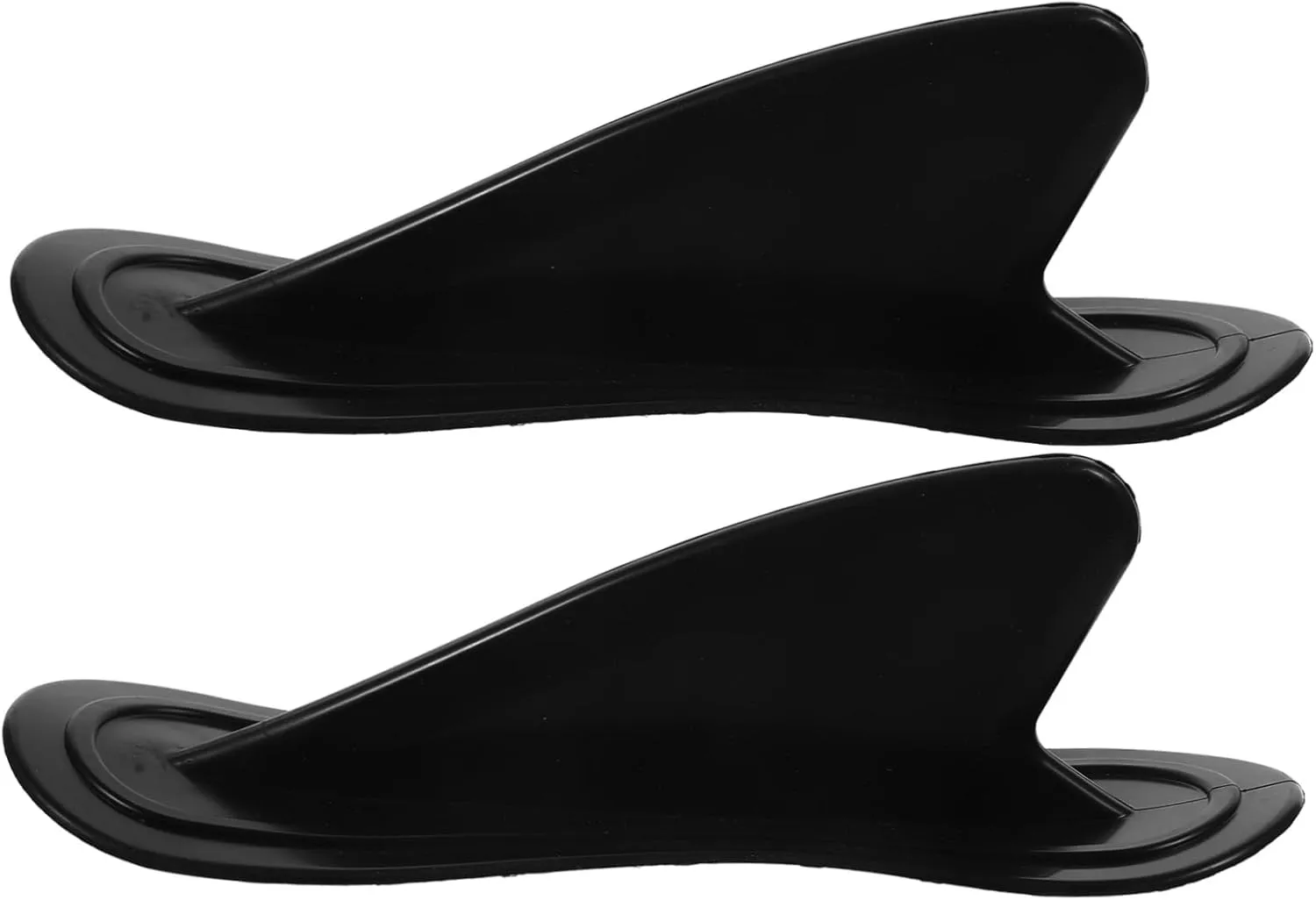 Inflatable Boat Shark-fin Rudder Set 2 Pcs Paddle Board Rudder Water Splitter for Kayak