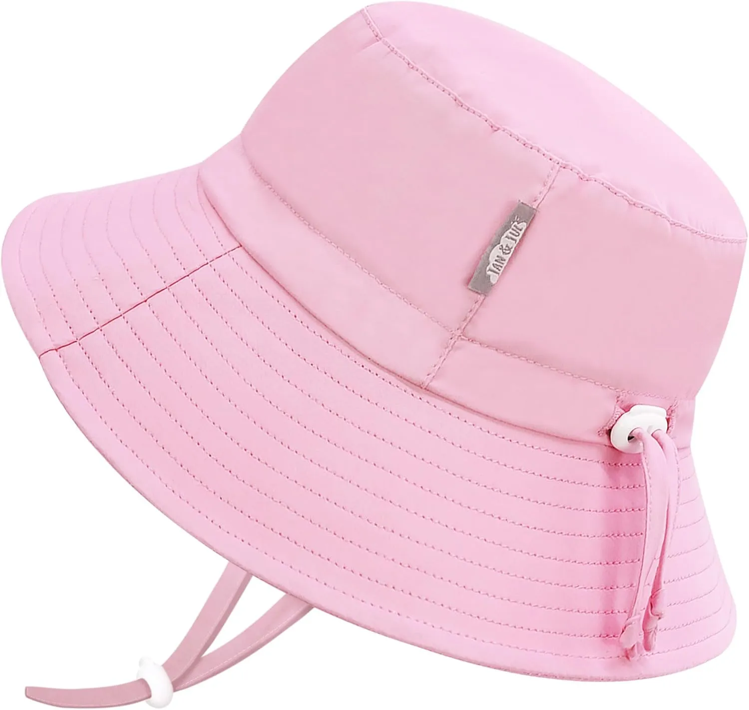 JAN & JUL Girls' Adjustable Water Resistant Bucket Sun-hat 50  UPF