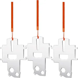 Loosh 3 Pcs Deck Plate Key Boat Gas Cap Key Kit Marine Fuel Key Stainless Steel Multi Fill Tool with Wrist Lanyard Strap Water Waste Tank Filler Cap Keys for Yacht Replacement Tank