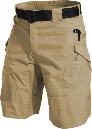 Mens Hiking Cargo Shorts Casual Tactical Waterproof Shorts for Work Golf Fishing with 6 Pockets
