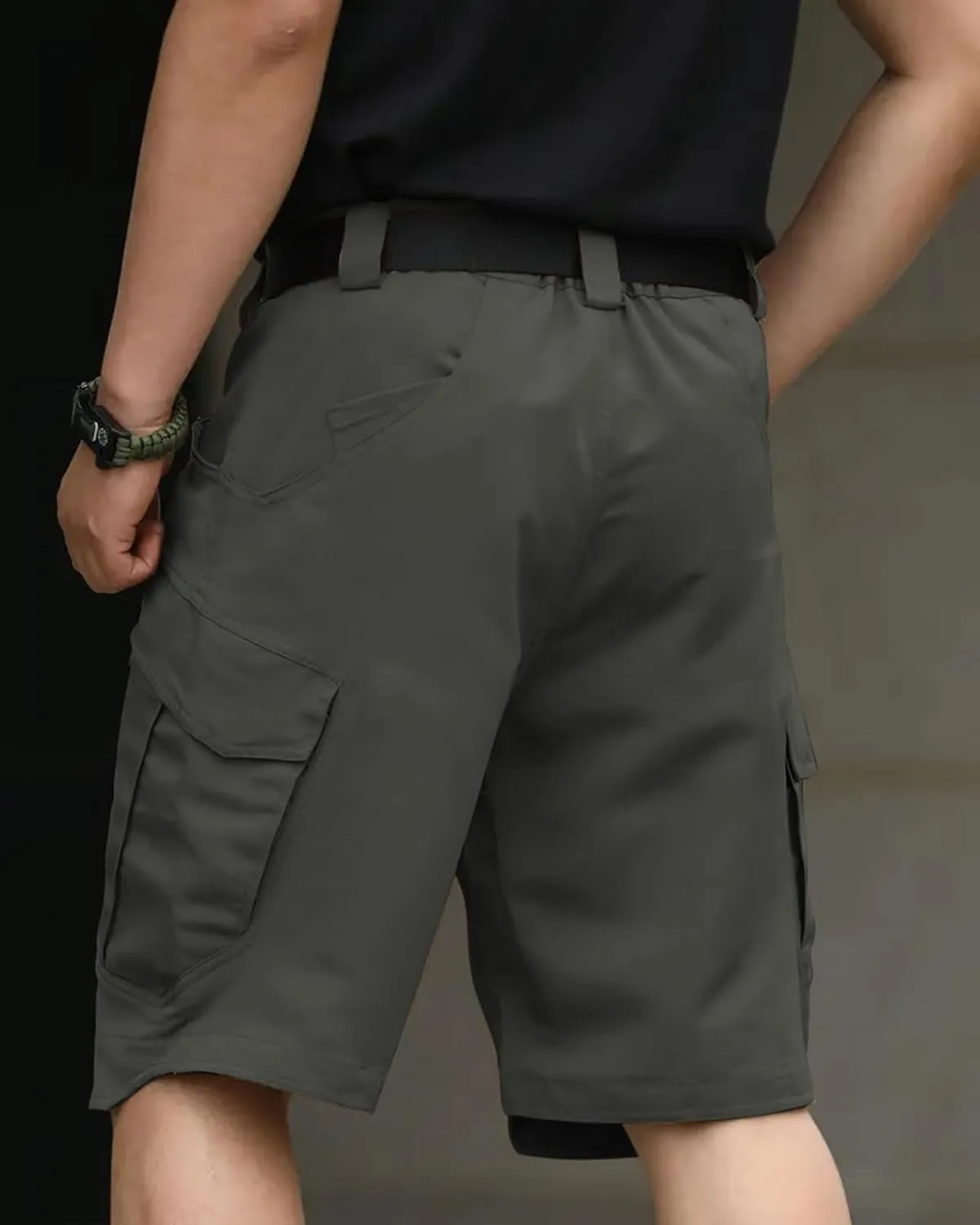Mens Hiking Cargo Shorts Casual Tactical Waterproof Shorts for Work Golf Fishing with 6 Pockets