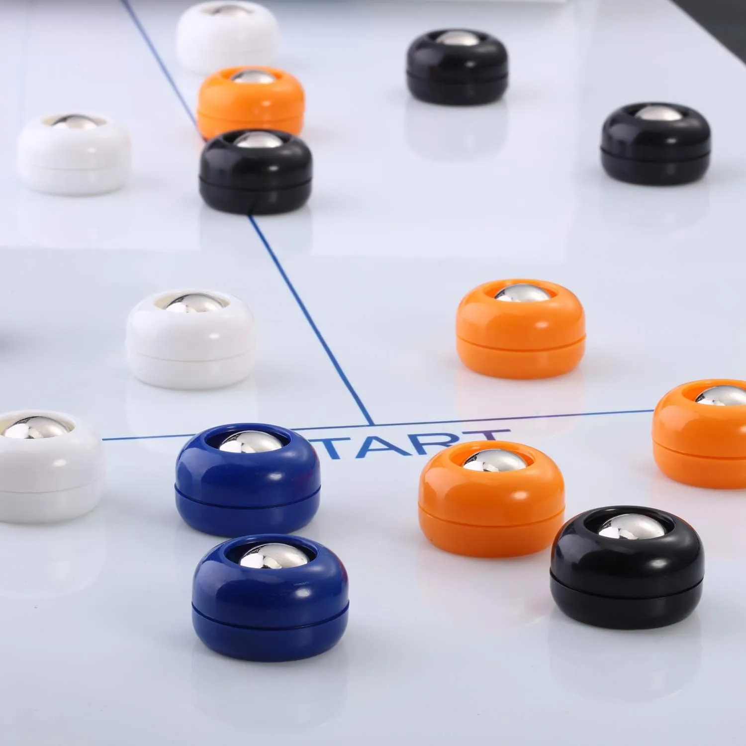 Mini Shuffleboard Replacement Pucks Tabletop Equipment Rollers Set Shuffleboard Curling Accessories