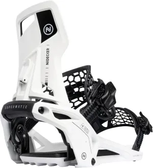 Nidecker Supermatic Snowboard First Universal, Dual-Entry, Automatic Binding - Comfortable and Reliable as a Regular Two-Strap Binding - Genuine Game Changer with its Drop in tech