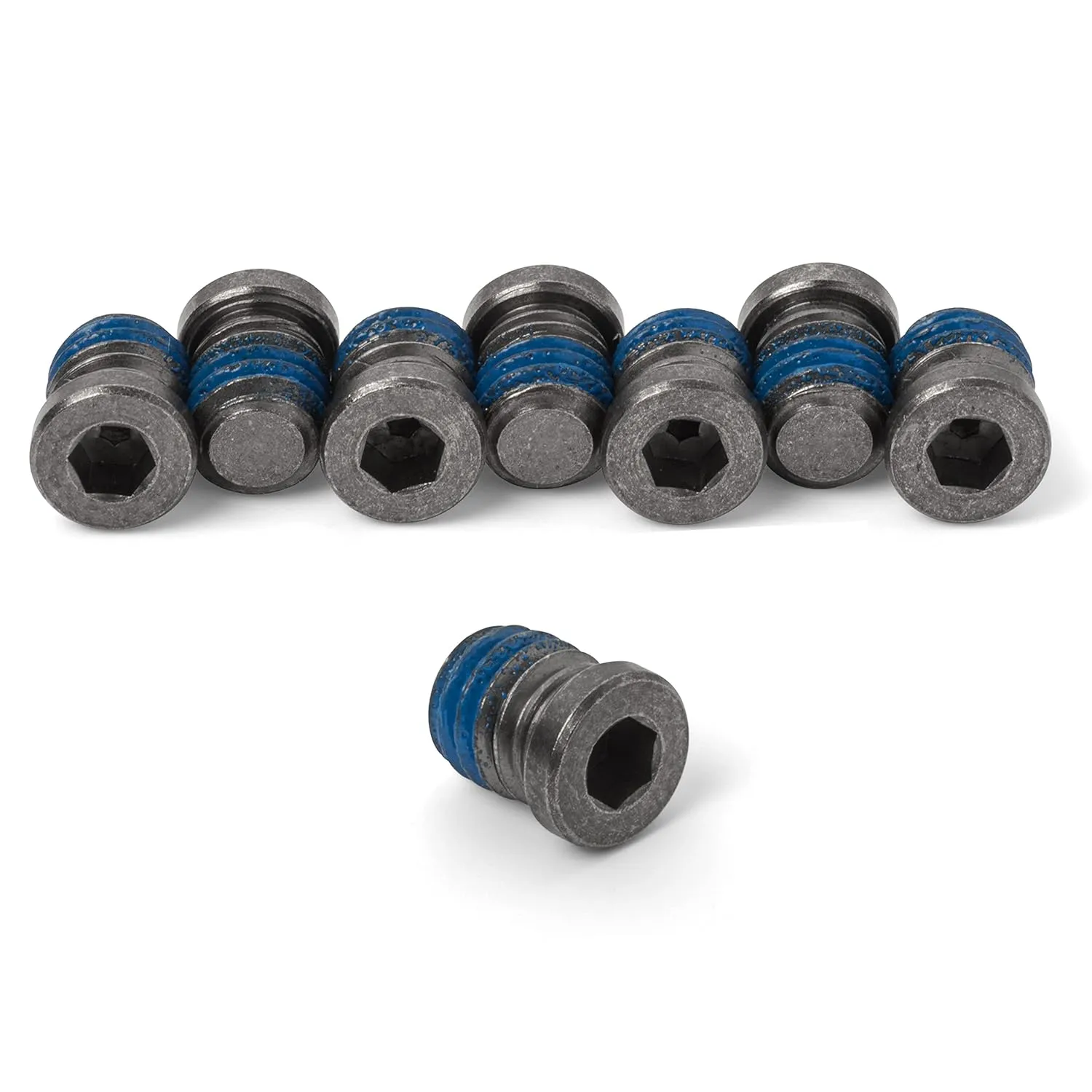 No-Profile Recessed Bottle Cage Boss Blanking & Sealing Screws (Off-Black, 8-Pack)