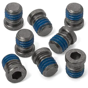 No-Profile Recessed Bottle Cage Boss Blanking & Sealing Screws (Off-Black, 8-Pack)