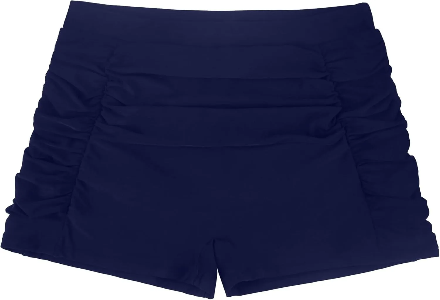 Ocean Blues Women's Plus Size 3" High Waisted Board Shorts Tummy Control Swim Bottom Boyleg Tankini Bottom