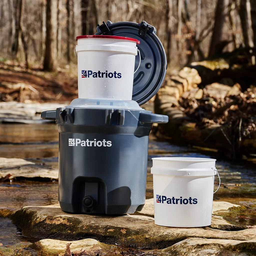 Patriot Pure Outdoor Filtration Cooler - 5-Gallon Water System