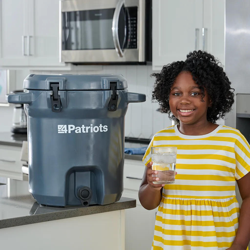 Patriot Pure Outdoor Filtration Cooler - 5-Gallon Water System