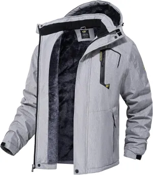 QPNGRP Mens Waterproof Ski Snowboard Jacket Winter Windproof Snow Coat