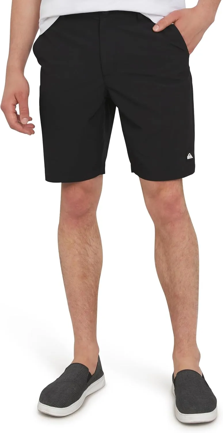 Quiksilver Men's Regular Fit Fixed Waist Water Friendly Active Hybrid Shorts