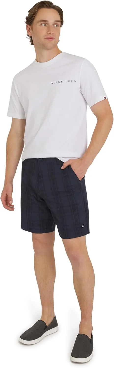 Quiksilver Men's Regular Fit Fixed Waist Water Friendly Active Hybrid Shorts