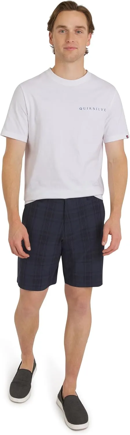 Quiksilver Men's Regular Fit Fixed Waist Water Friendly Active Hybrid Shorts