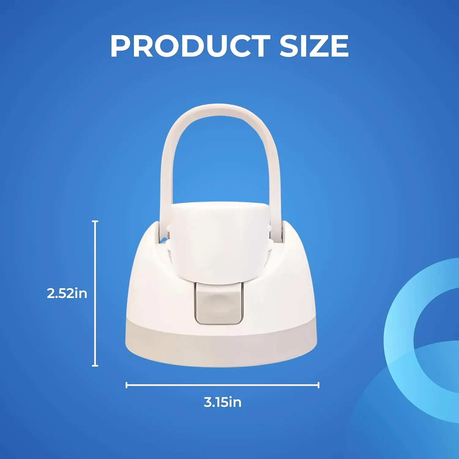 Replacement Lid Compatible with Owala Freesip, For Owala Cup 16oz 24oz 32oz 40oz, Owala Replacement Lid Accessory, Leakproof, One Button Water Bottle Top Replacement BPA-Free (White 1)