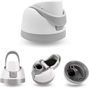 Replacement Lid Compatible with Owala Freesip, For Owala Cup 16oz 24oz 32oz 40oz, Owala Replacement Lid Accessory, Leakproof, One Button Water Bottle Top Replacement BPA-Free (White 1)