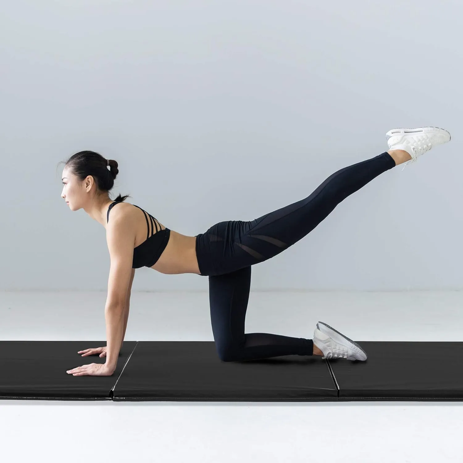 We Sell Mats - 4 ft x 6 ft x 2 - Personal Fitness & Exercise Mat for Home Workout - Lightweight and Folds for Carrying  All Purpose Gym Mat  Thick Mat for Yoga, Pilates, Stretches, Floor Exercises