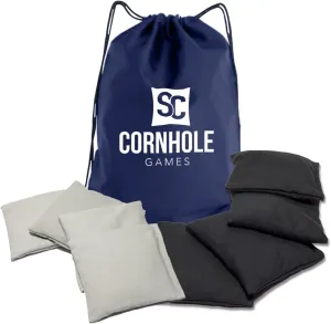Weather Resistant Cornhole Bags (Set of 8) - Professional Regulation Size/Weight (16 oz) - Use on Pro Corn Hole Boards or Bean Bag Toss Sets